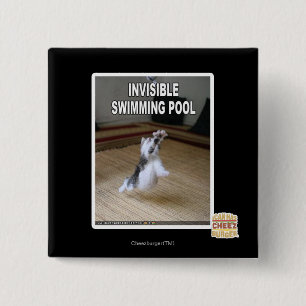Bóton Quadrado 5.08cm Piscina invisível