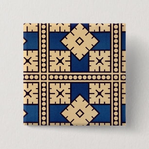 Bóton Quadrado 5.08cm Placa XLIV dos "estudos no design", c.1874-76 (li