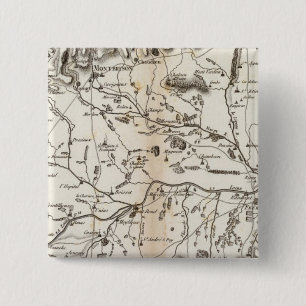 Bóton Quadrado 5.08cm Plaine de Montbrison