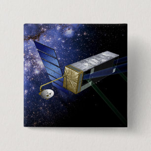 Bóton Quadrado 5.08cm PlanetQuest do SIM