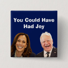 Bóton Quadrado 5.08cm Podias Ter Alegria