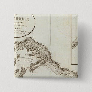Bóton Quadrado 5.08cm Point Riou to Point Possession Alaska