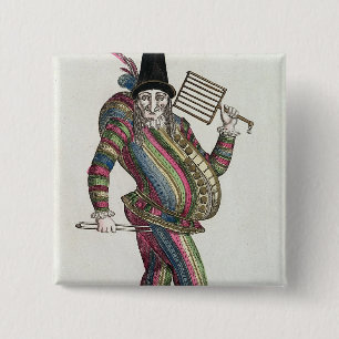 Bóton Quadrado 5.08cm Polichinelle