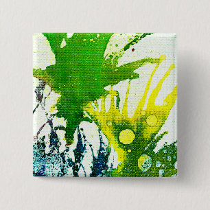 Bóton Quadrado 5.08cm Polocromoptico #2B por Michael Moffa