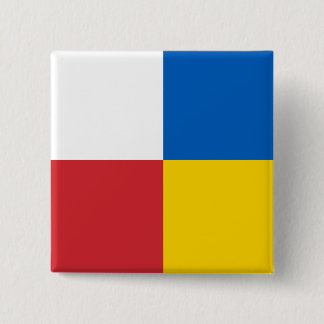 Bóton Quadrado 5.08cm Polônia Ucrânia