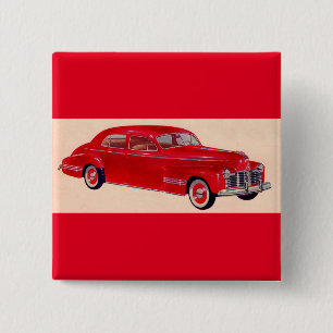 Bóton Quadrado 5.08cm Pontiac Torpedo vermelho