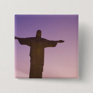 Bóton Quadrado 5.08cm Ponto de vista, Estátua de Cristo no Corcovado, 70