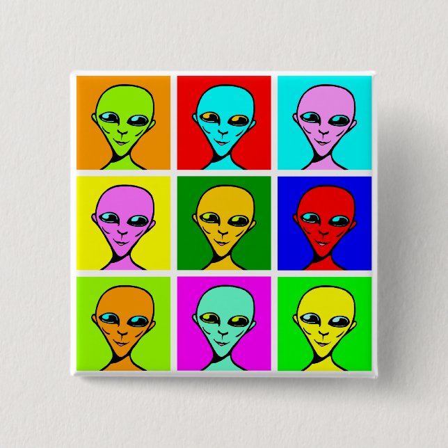 Bóton Quadrado 5.08cm Pop multiversal (Frente)