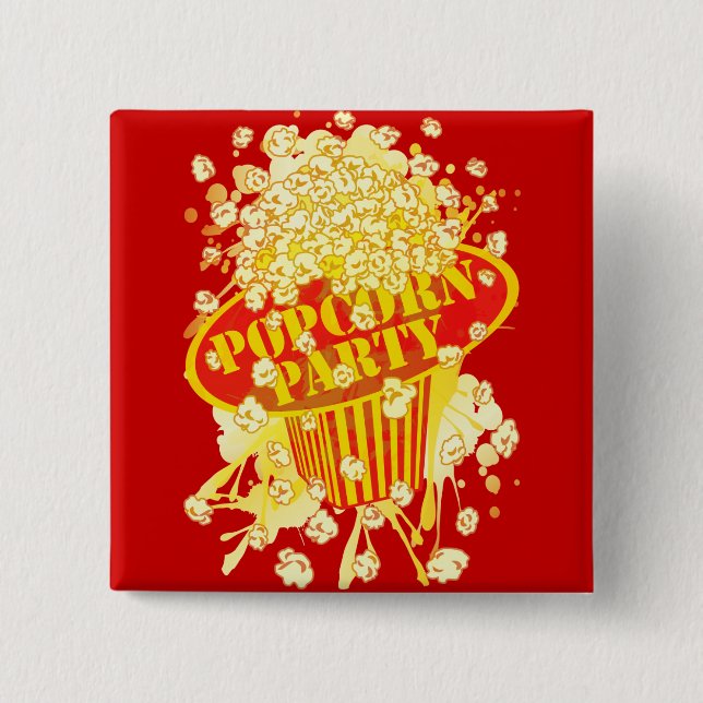 BÓTON QUADRADO 5.08CM POPCORN_PARTY (Frente)