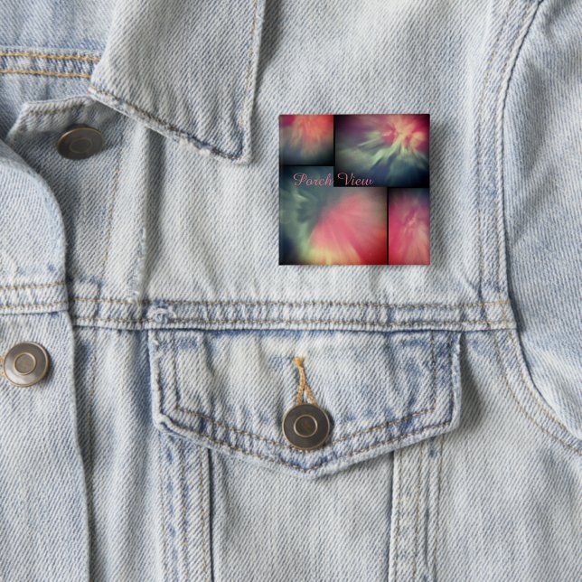 Bóton Quadrado 5.08cm Porch View / Corona / (In Situ)