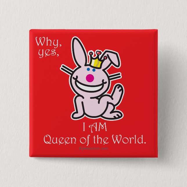 Bóton Quadrado 5.08cm Porque sim (Frente)