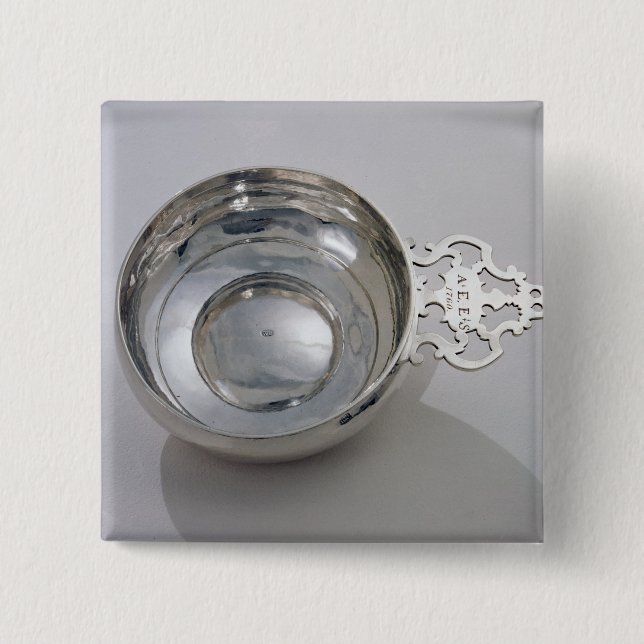 Bóton Quadrado 5.08cm Porringer, 1760 (Frente)