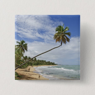 Bóton Quadrado 5.08cm Porto Rico. Praia Tres Palmitas Porto Rico