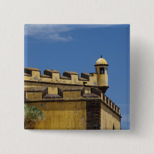 Bóton Quadrado 5.08cm Portugal, Ilha da Madeira, Funchal. Histórico