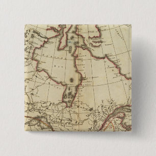 Bóton Quadrado 5.08cm Posse Britânica na América do Norte