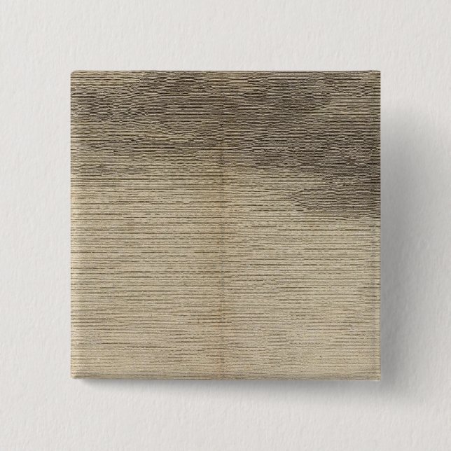 Bóton Quadrado 5.08cm Possession Bay, Geórgia do Sul (Frente)