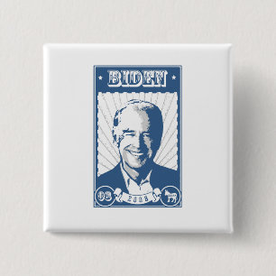 BÓTON QUADRADO 5.08CM POSTER DE JOE BIDEN