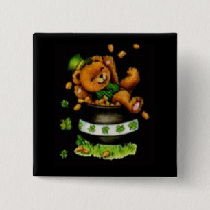 Bóton Quadrado 5.08cm Pote do Urso