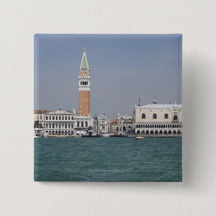 Bóton Quadrado 5.08cm Praça San Marco Veneza Italia