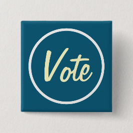 Bóton Quadrado 5.08cm Praça VOTO