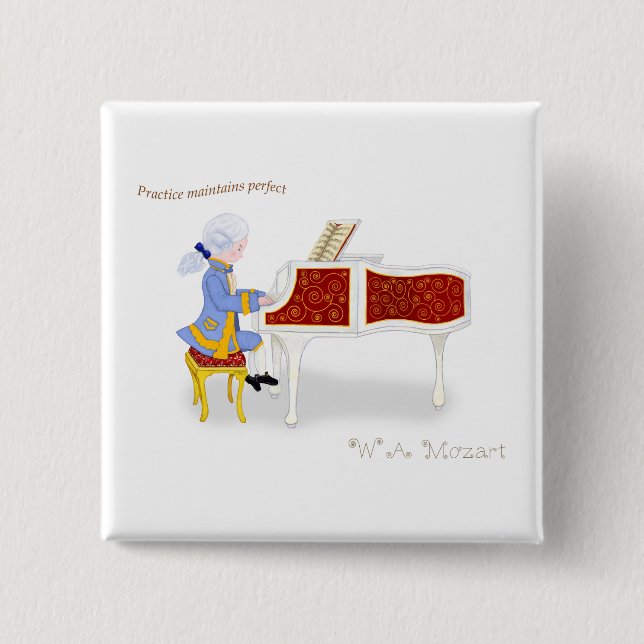 Bóton Quadrado 5.08cm Prática Mantém Perfeito (Frente)