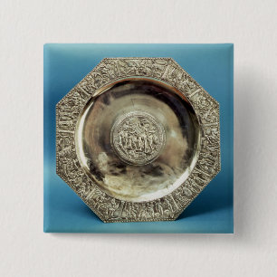 Bóton Quadrado 5.08cm Prato octogonal de Kaiseraugst, romano