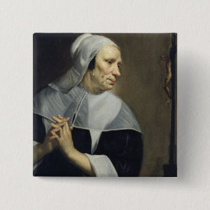 Bóton Quadrado 5.08cm Praying da mulher adulta