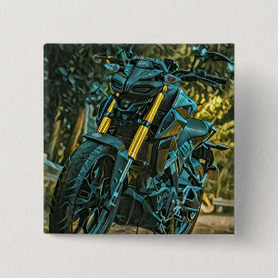 Bóton Quadrado 5.08cm Presente de motocicleta