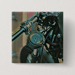 Bóton Quadrado 5.08cm Presente de motocicletas