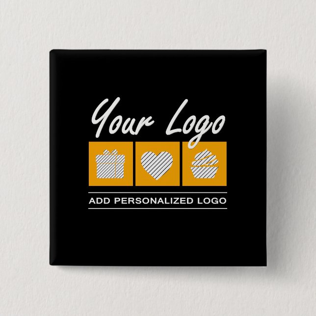 Bóton Quadrado 5.08cm Presente Personalizado Para Homens Aniversário Do  (Frente)