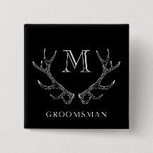 Presente Personalizado Rústico Preto e Branco de G
