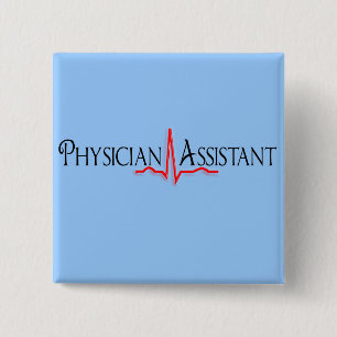 Bóton Quadrado 5.08cm Presentes assistentes do médico, design de QRS