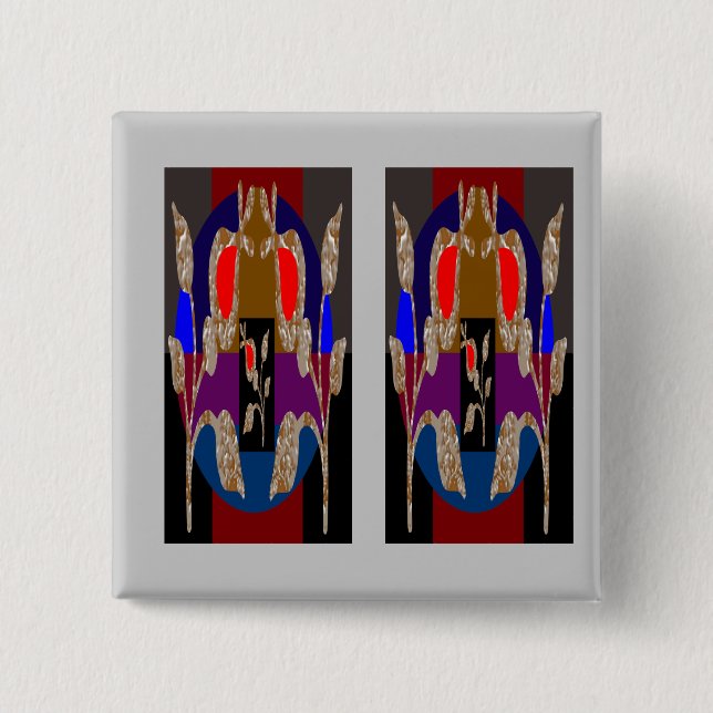 Bóton Quadrado 5.08cm Presentes da fotografia dos gráficos n da arte (Frente)