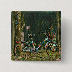 Bóton Quadrado 5.08cm presentes de ciclismo de vintage