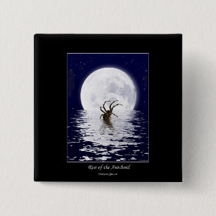 Bóton Quadrado 5.08cm Presentes de Design de aranha