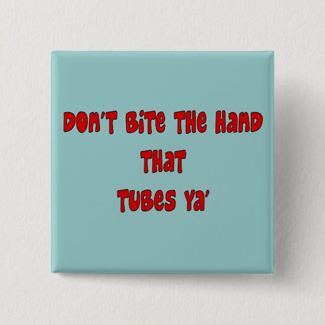 Bóton Quadrado 5.08cm Presentes do terapeuta respiratório (Frente)