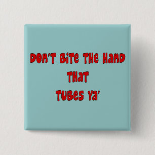 Bóton Quadrado 5.08cm Presentes do terapeuta respiratório