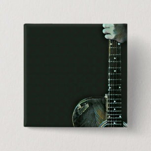 Bóton Quadrado 5.08cm Presentes guitaristas latinos