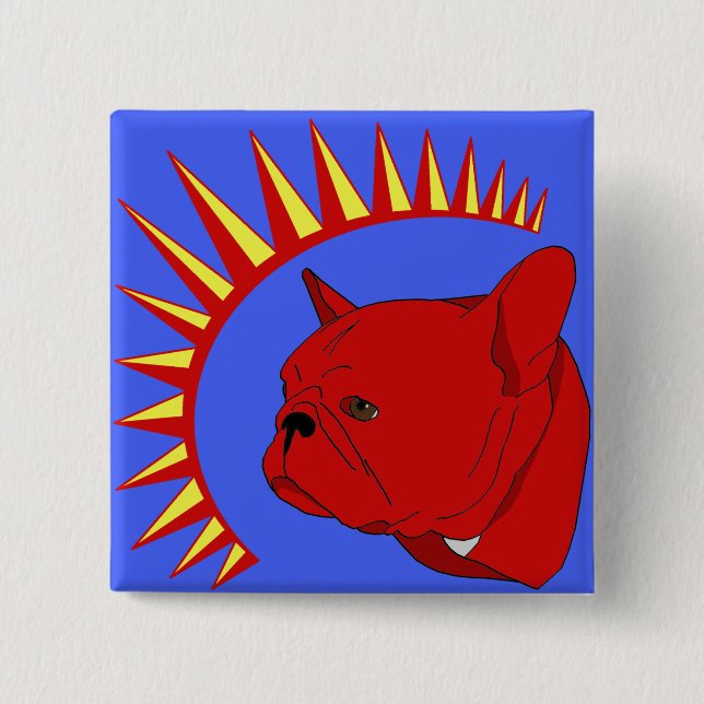 Bóton Quadrado 5.08cm Presidente Tuck (Frente)