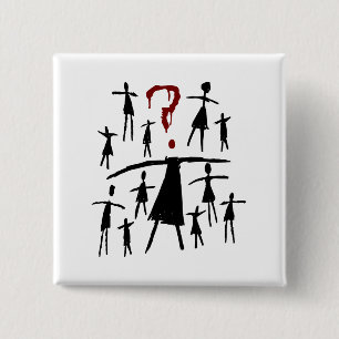 Bóton Quadrado 5.08cm Preto órfão   Helena - esboço do clone