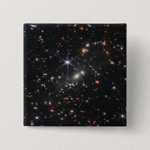 Bóton Quadrado 5.08cm Primeira Visão de Campo Profundo do Universo de We