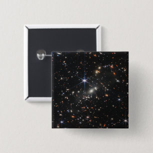 Bóton Quadrado 5.08cm Primeira Visão de Campo Profundo do Universo de We