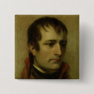 Bóton Quadrado 5.08cm Primeiro cônsul de Napoleon Bonaparte, 1802
