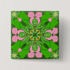 Bóton Quadrado 5.08cm Princesa de Júpiter