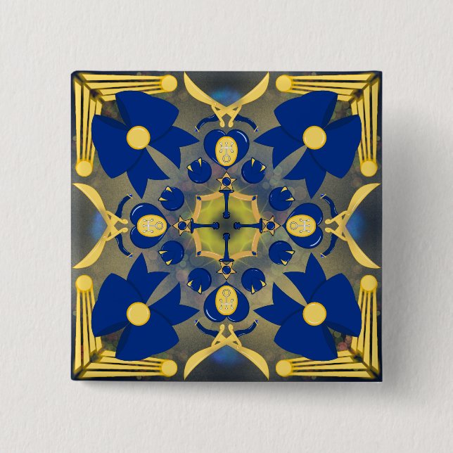 Bóton Quadrado 5.08cm Princesa de Urano (Frente)