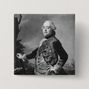 Bóton Quadrado 5.08cm Príncipe Eleitor Frederic II de Hessen-Kassel