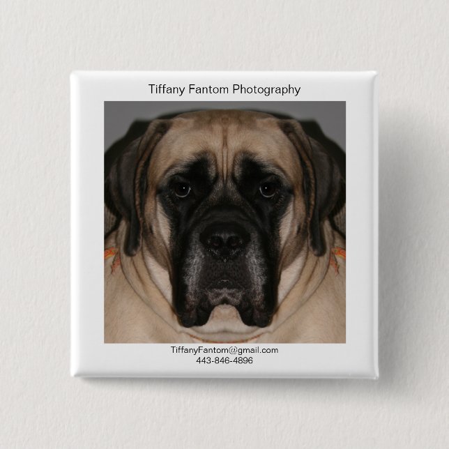 Bóton Quadrado 5.08cm Promo da margarida (Frente)