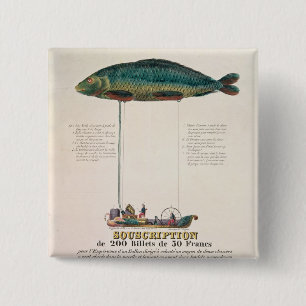 Bóton Quadrado 5.08cm Propaganda de poster a assinatura