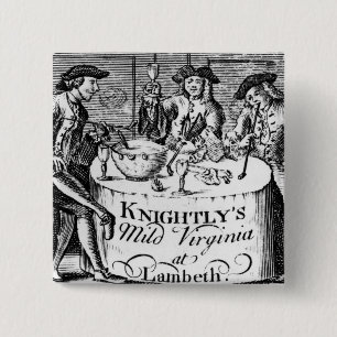 Bóton Quadrado 5.08cm Propaganda para 'Virgínia suave Knightly