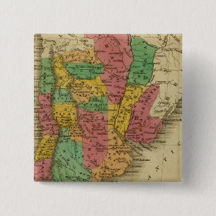 Bóton Quadrado 5.08cm Províncias Unidas, Chili, Patagonia